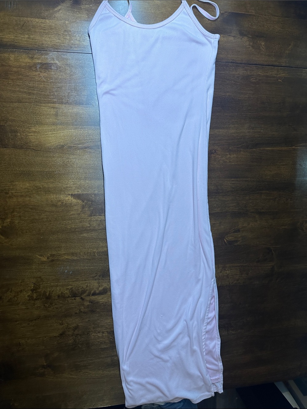Charlotte Russe Pale Pink Maxi body on dress